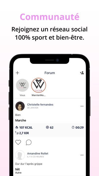 WarriorMom Coaching Screenshot