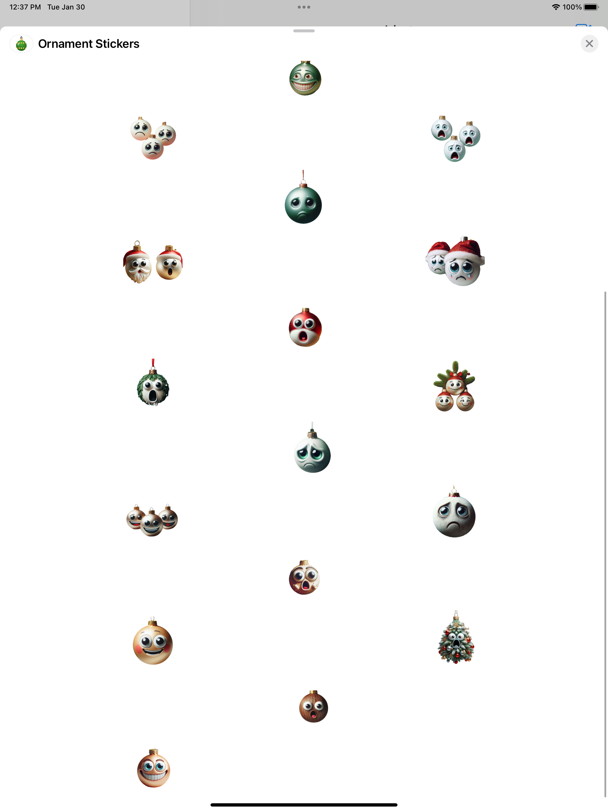 Ornament Stickers