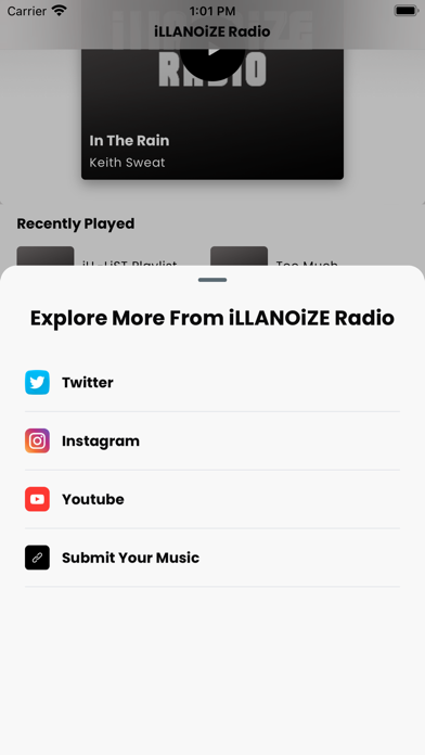 iLLANOiZE Radio Screenshot