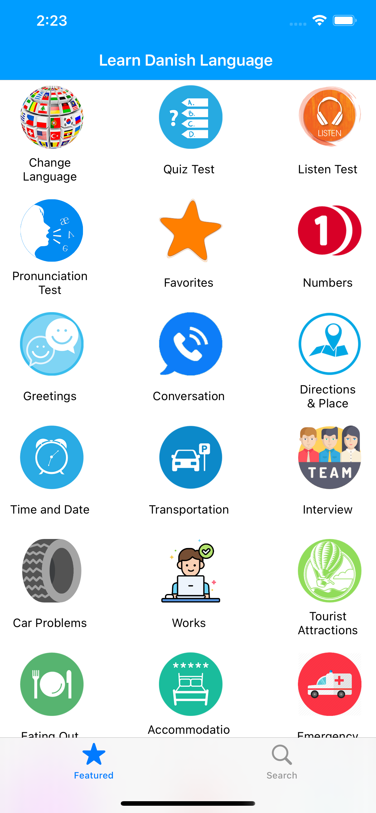 Learn Danish Language Offline