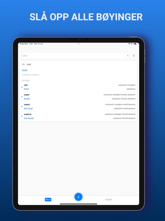 Screenshot #5 pour LexPal Norsk-Engelsk