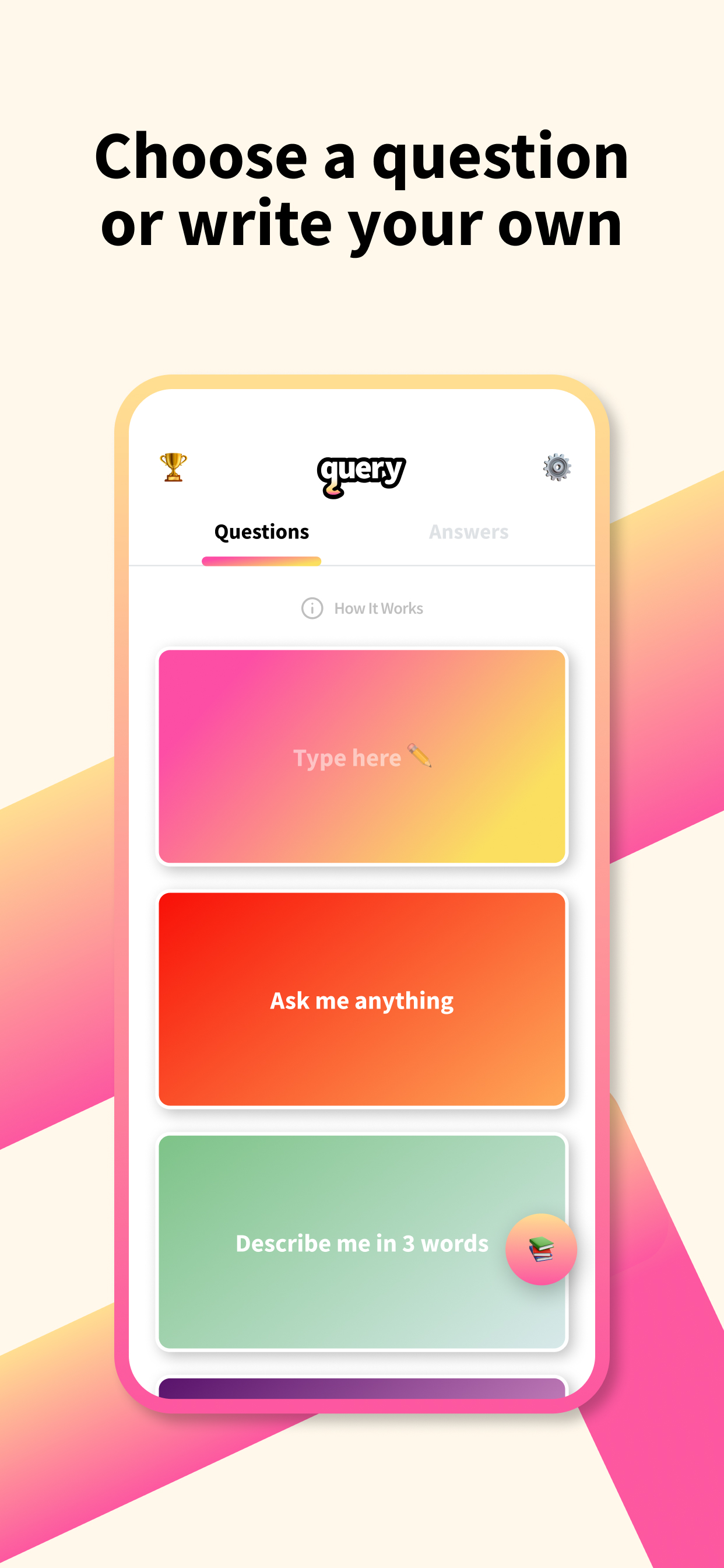 query • Anonymous Q&A App
