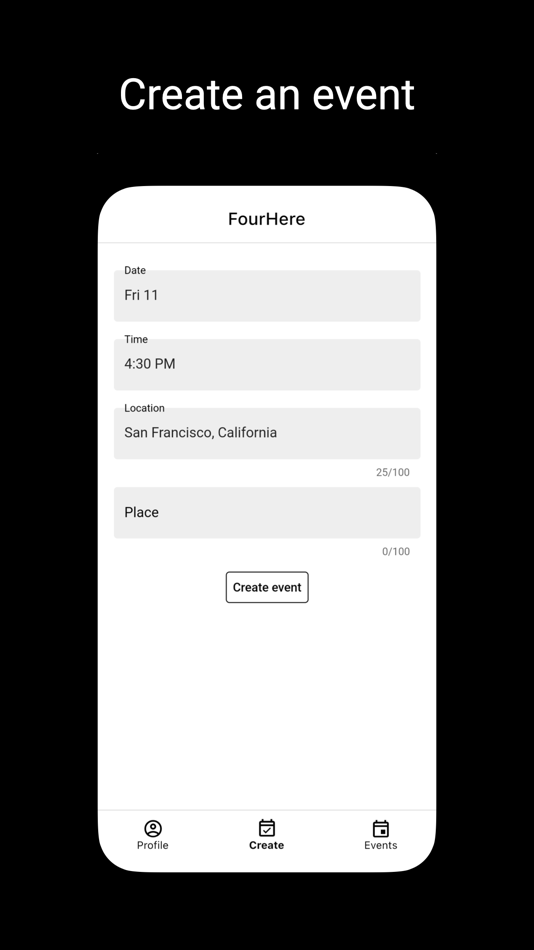#2. FourHere (iOS) Podle: Timothy Montague