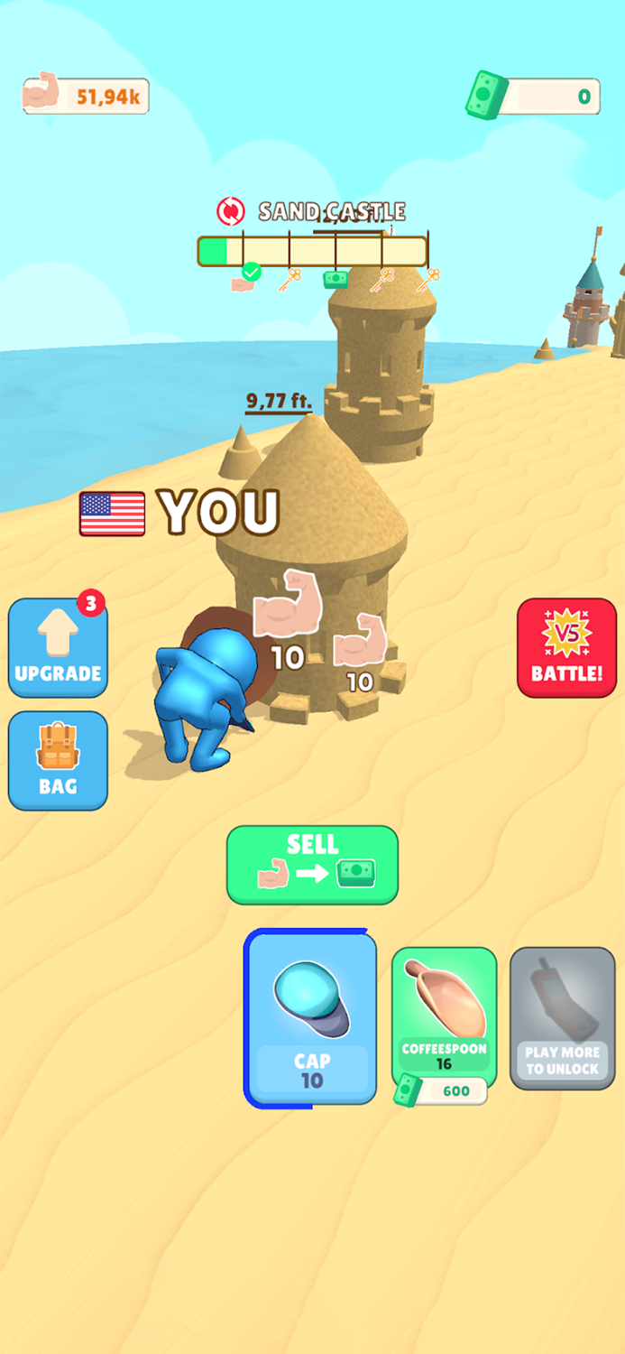 Sand Castle Tap  Build