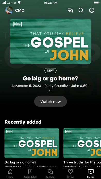 Calvary Memorial Church MN Screenshot