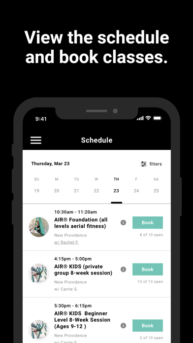 Screenshot #3 pour AIR Aerial Fitness