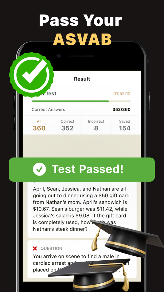 #2. ASVAB Test Practice Tests 2025 (iOS) 由: Apps Labs