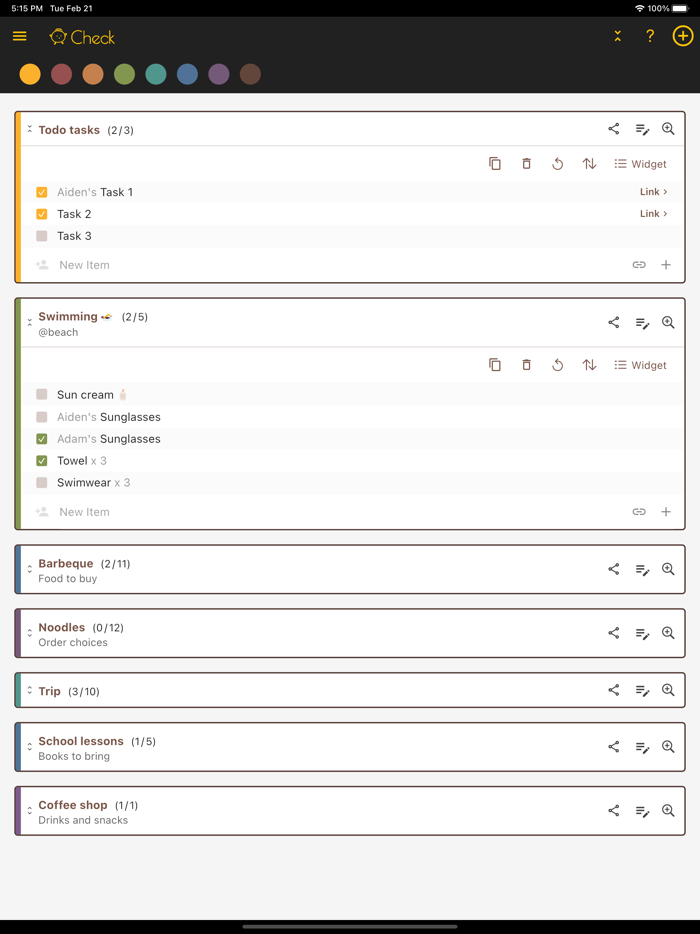 Chik Check - checklist tool