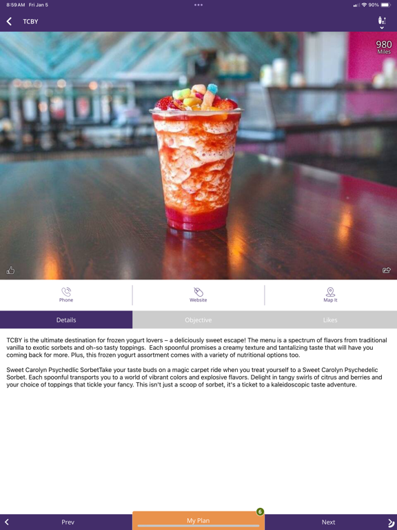 Irving On The Rocks iPad screenshot 3 - Travel app