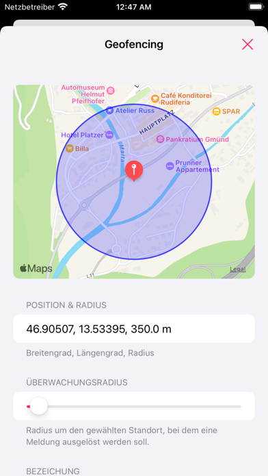LoWTrack Screenshot