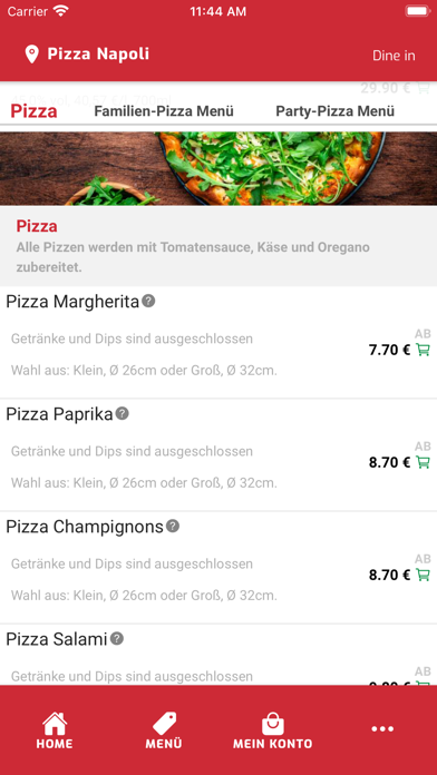 Pizza Napoli Witten Screenshot
