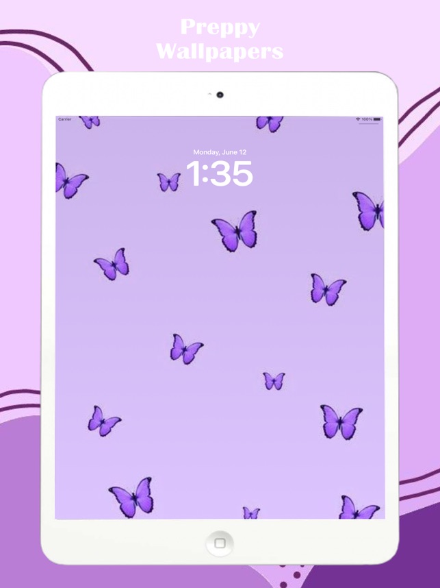 purple preppy wallpaperTikTok Search