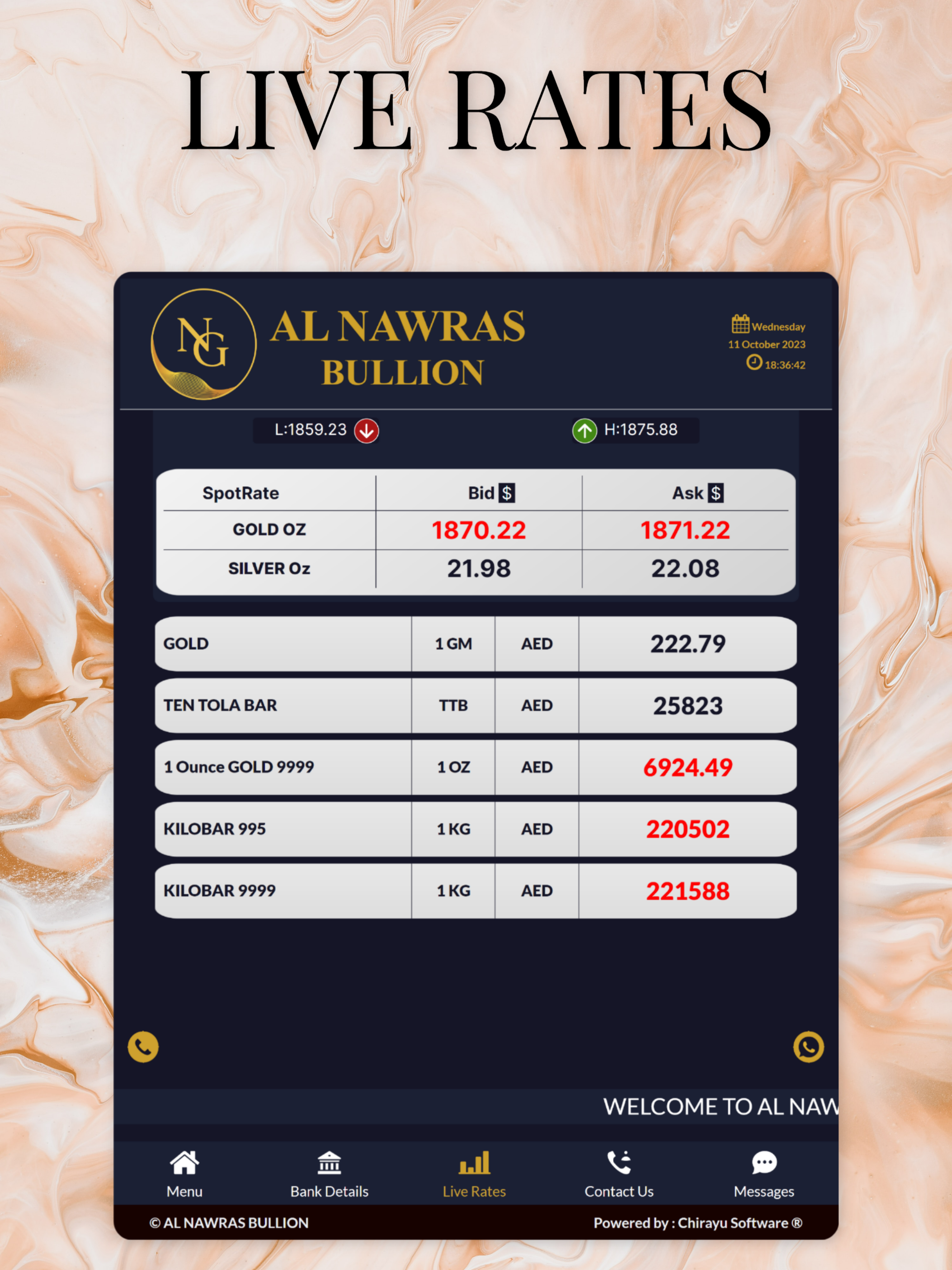 AL NAWRAS GOLD screenshot 10