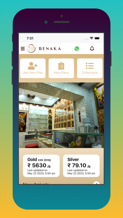 Benaka Jewellers Screenshot