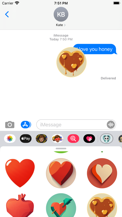 Big Love Stickers Screenshot