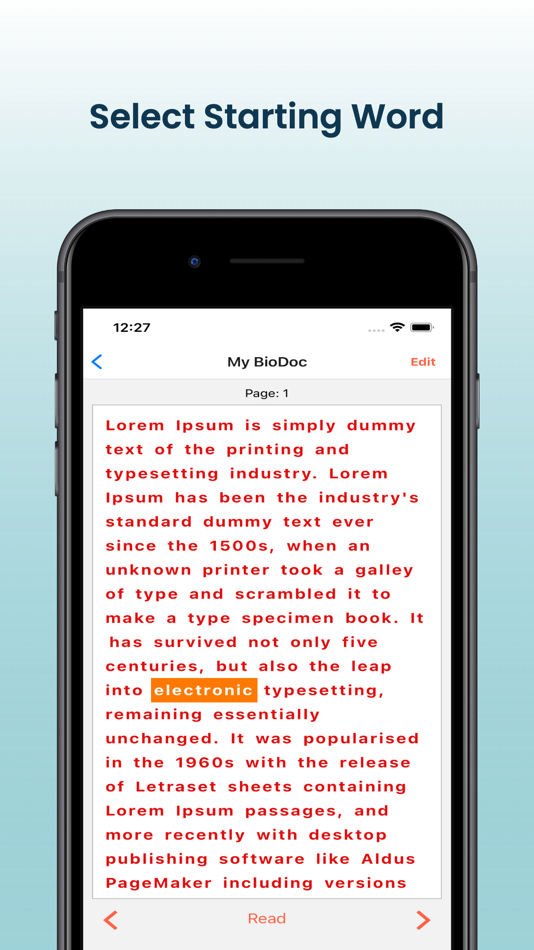 #2. BioDoc - Speed Reading Fast (iOS) 由: Tolunay Kandirmaz