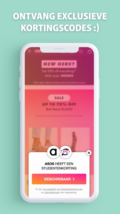 Studentenkorting BE extensie
