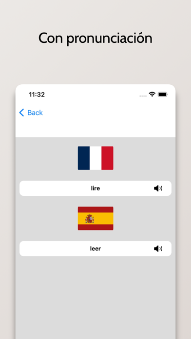 Francés/Español Diccionario Screenshot