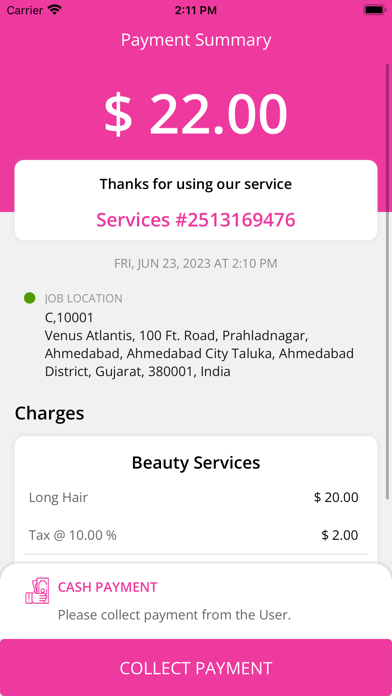 ProBeautician Provider Screenshot
