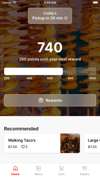 Cuddy's Restaurant Screenshot