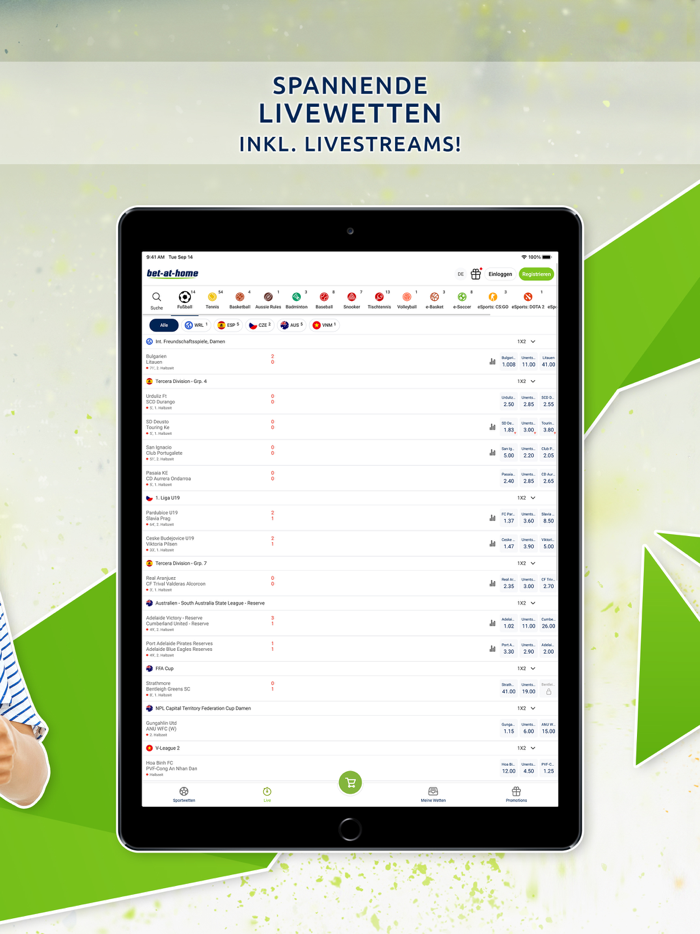 bet-at-home Sportwetten