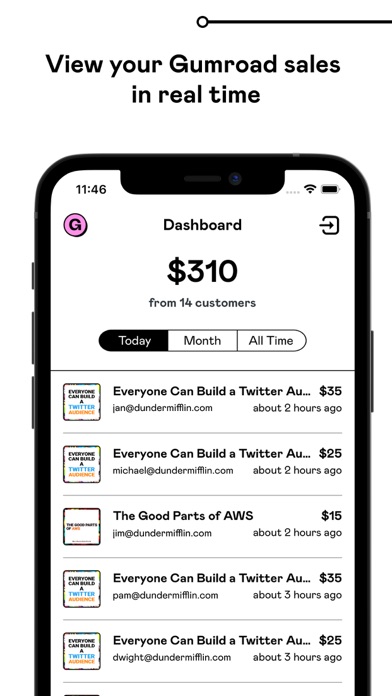 Gumroad Dashboard Screenshot