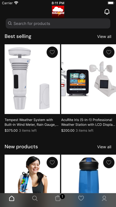 Intrepid’s Weather Store Screenshot