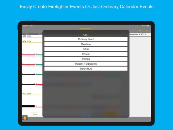 Screenshot #2 for FireSync Shift Calendar