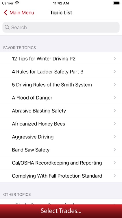 Safety Meeting App