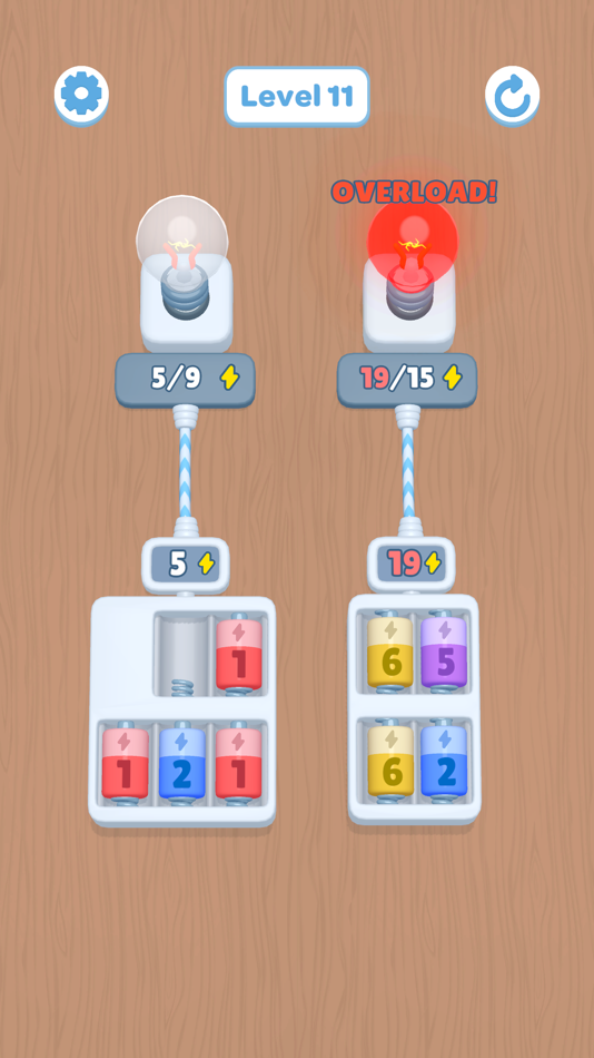#1. Battery Sort! (iOS) 由: Ozan Kasikci