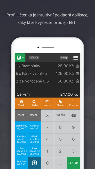 Profi Účtenka Screenshot