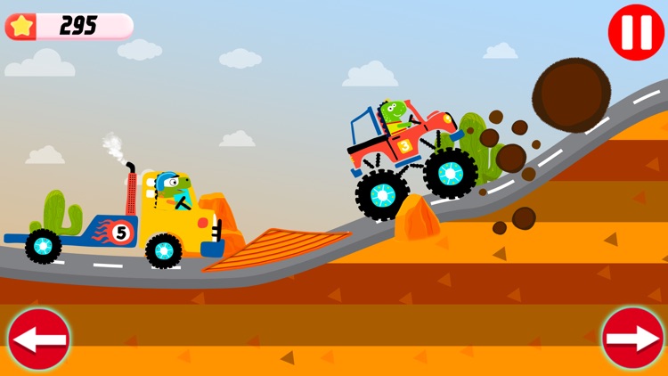 Dinosaur Trucks Ride Car Games screenshot-3