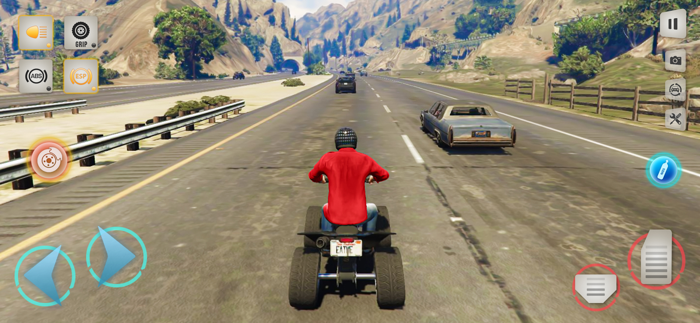 四轮摩托 ATV 游戏越野 3D