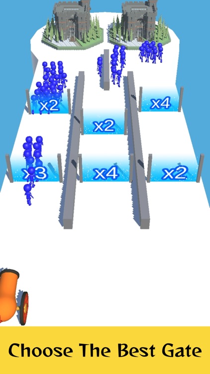 Crowd Mega Run-Tower Defense