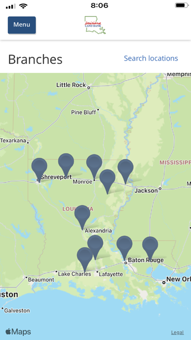 Louisiana Land Bank Ag Banking Screenshot