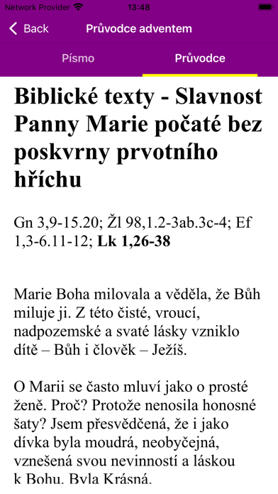 PrůvodceAdventem Screenshot