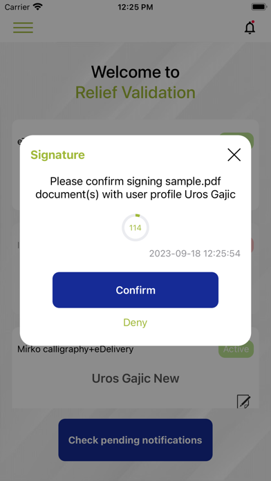 TickTheek iPhone screenshot 4 - Business app