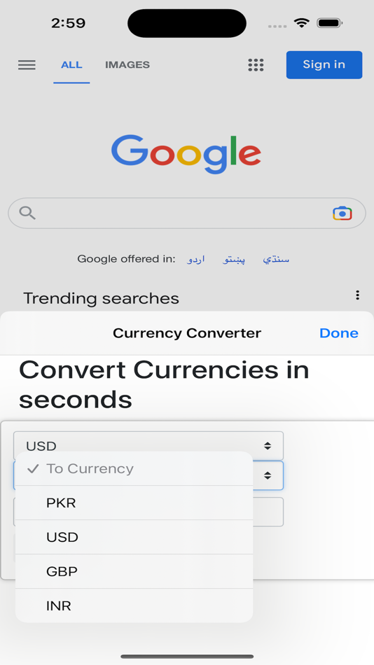 Currency Converter Ext - 1.0 - (macOS)