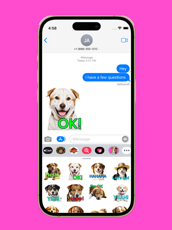 Screenshot #4 pour Golden Puppy Stickers