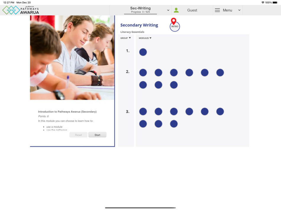 #4. Pathways Awarua: Writing (iOS) 由: The Tarn Group Ltd