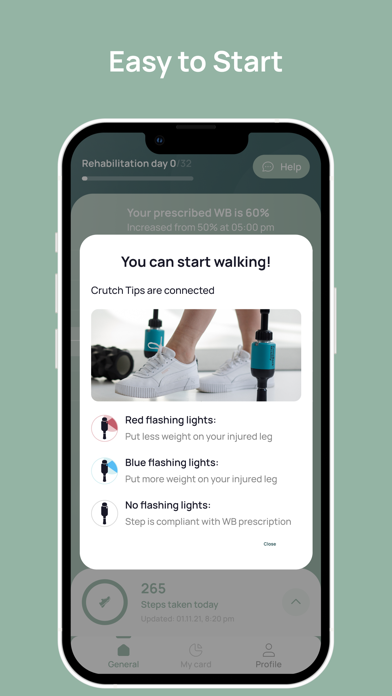 ComeBack Mobility - Patient Screenshot