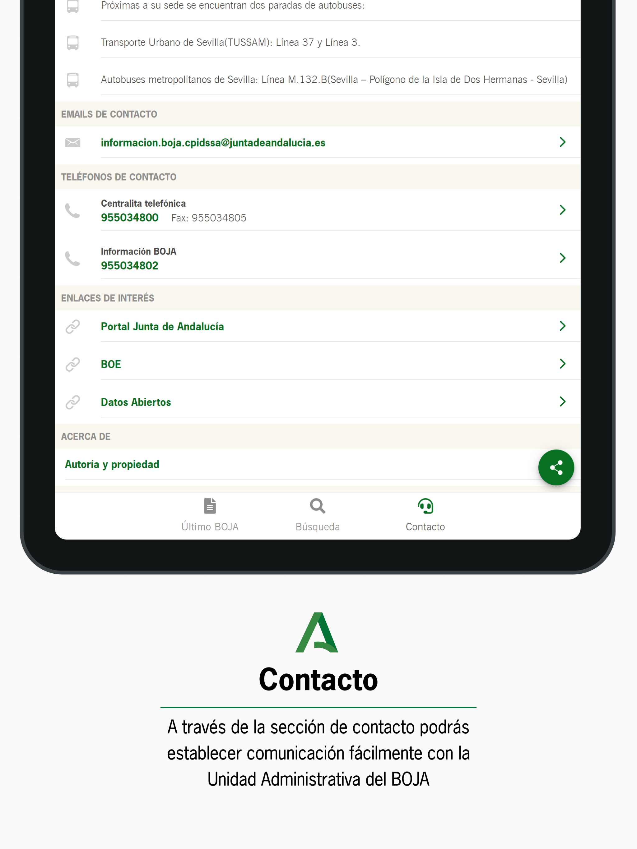 BOJA Boletín Oficial Andalucía