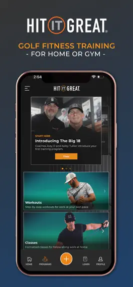 Game screenshot Golf Fitness by HIT IT GREAT® apk