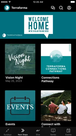 Terraforma Church App screenshot 2