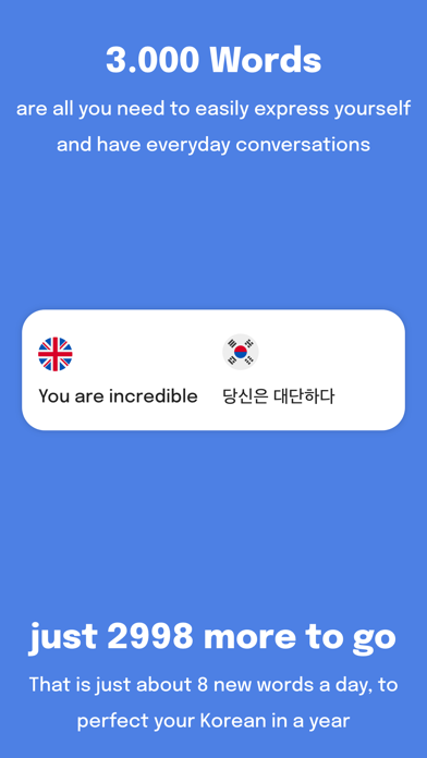 Most Common Korean Words Screenshot