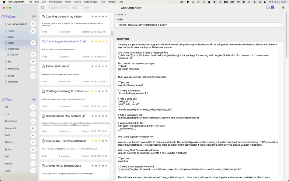 #5. Chat Organizer (macOS) 由: Gepsoft,Lda