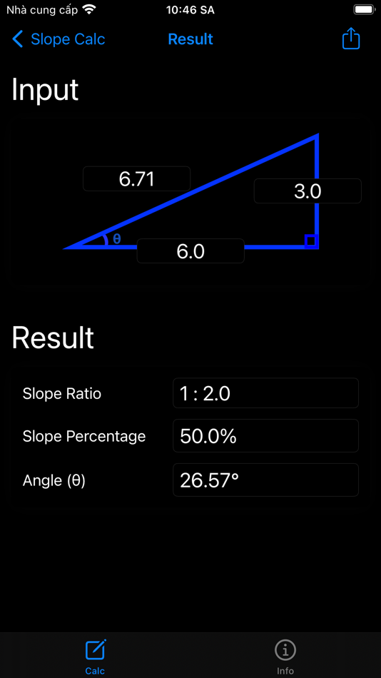 #3. Slope Calculator - Calc (iOS) By: Phan Nhat Đang