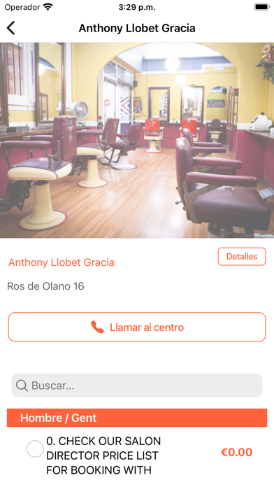 Anthony Llobet Hair Salon Screenshot