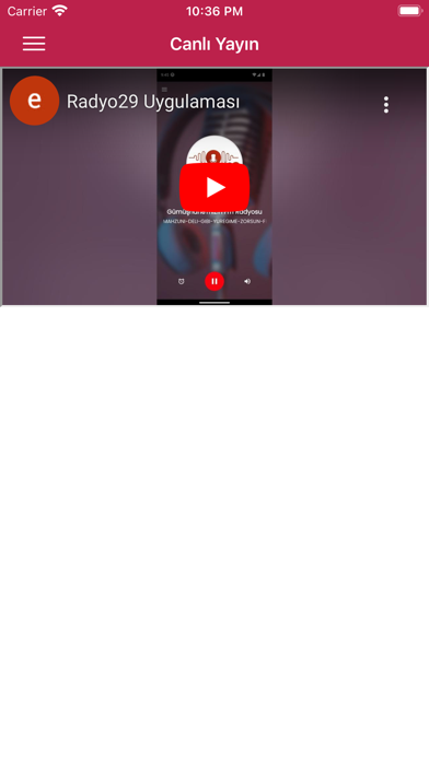 Radyo29 - Gümüşhane'mizin Sesi Screenshot