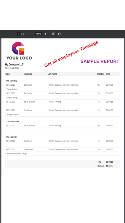 Employee Time Tracking App screenshot-4